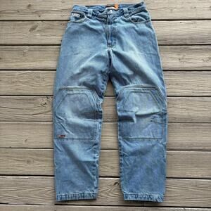 Icon Barrier Pants Men Jeans Size 34x32 Ride Among Us Light Wash High Rise Lined